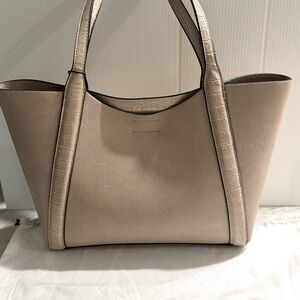 Calvin Klein tote with removable crossbody strap.